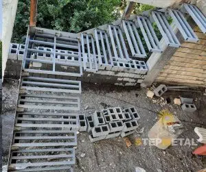 ساخت پله دوبلکس فلزی در شاداباد تهران | استپ متال