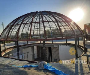 ساخت گنبد آهنی در شاداباد تهران | استپ متال