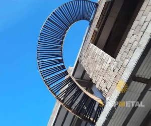پروژه پله معلق و پله گرد | استپ متال