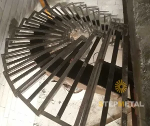 ساخت پله اسپیرال شیک | استپ متال